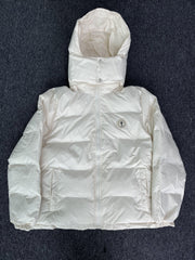 Trapstar Irongate Detachable Hooded Puffer Jacket White