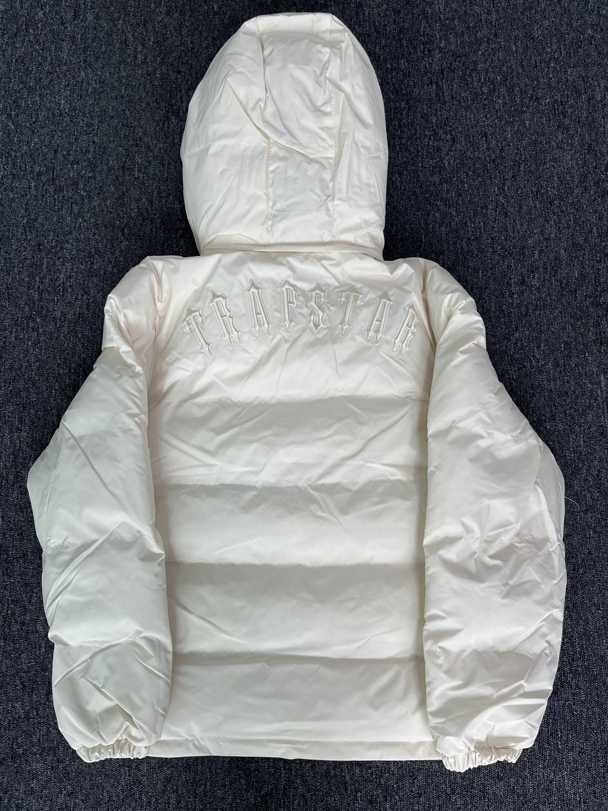 Trapstar Irongate Detachable Hooded Puffer Jacket White
