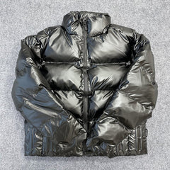 Trapstar Irongate Embossed Puffer Jacket Black