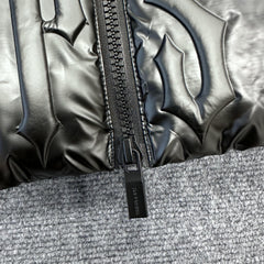 Trapstar Irongate Embossed Puffer Jacket Black