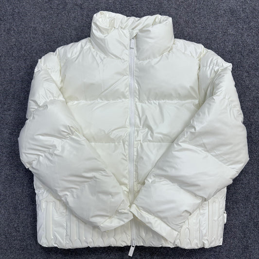 Trapstar Irongate Embossed Puffer Jacket White