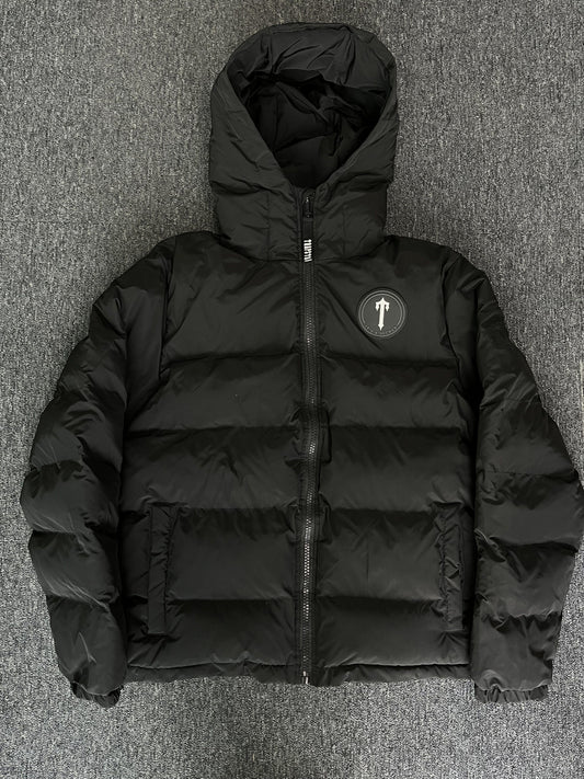Trapstar Irongate Hooded Quilted Black