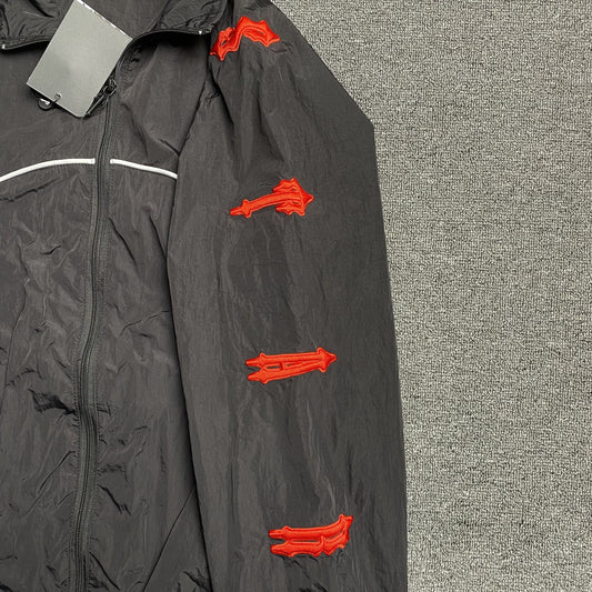 Trapstar Irongate Shell Tracksuit 2.0 Black / Red