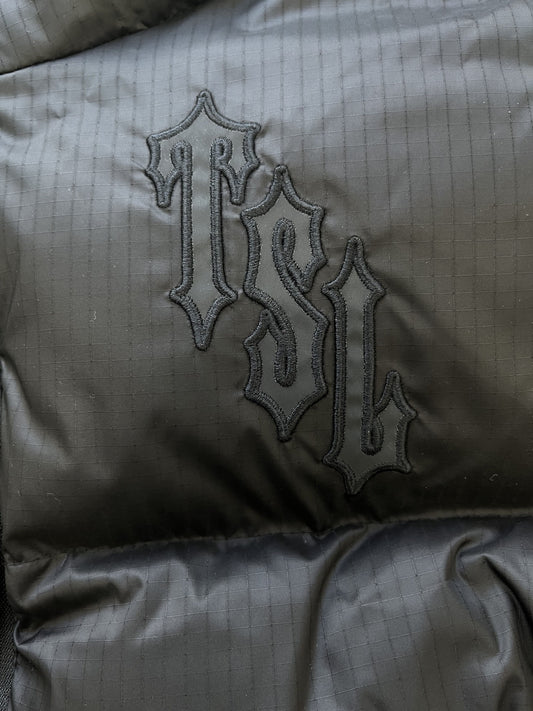 Trapstar Shooters Hooded Puffer Blackout