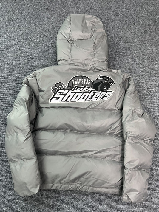 Trapstar Shooters Hooded Puffer Grey