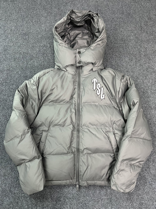 Trapstar Shooters Hooded Puffer Grey