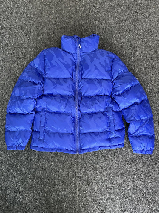 Trapstar T Jacquard Puffer Blue