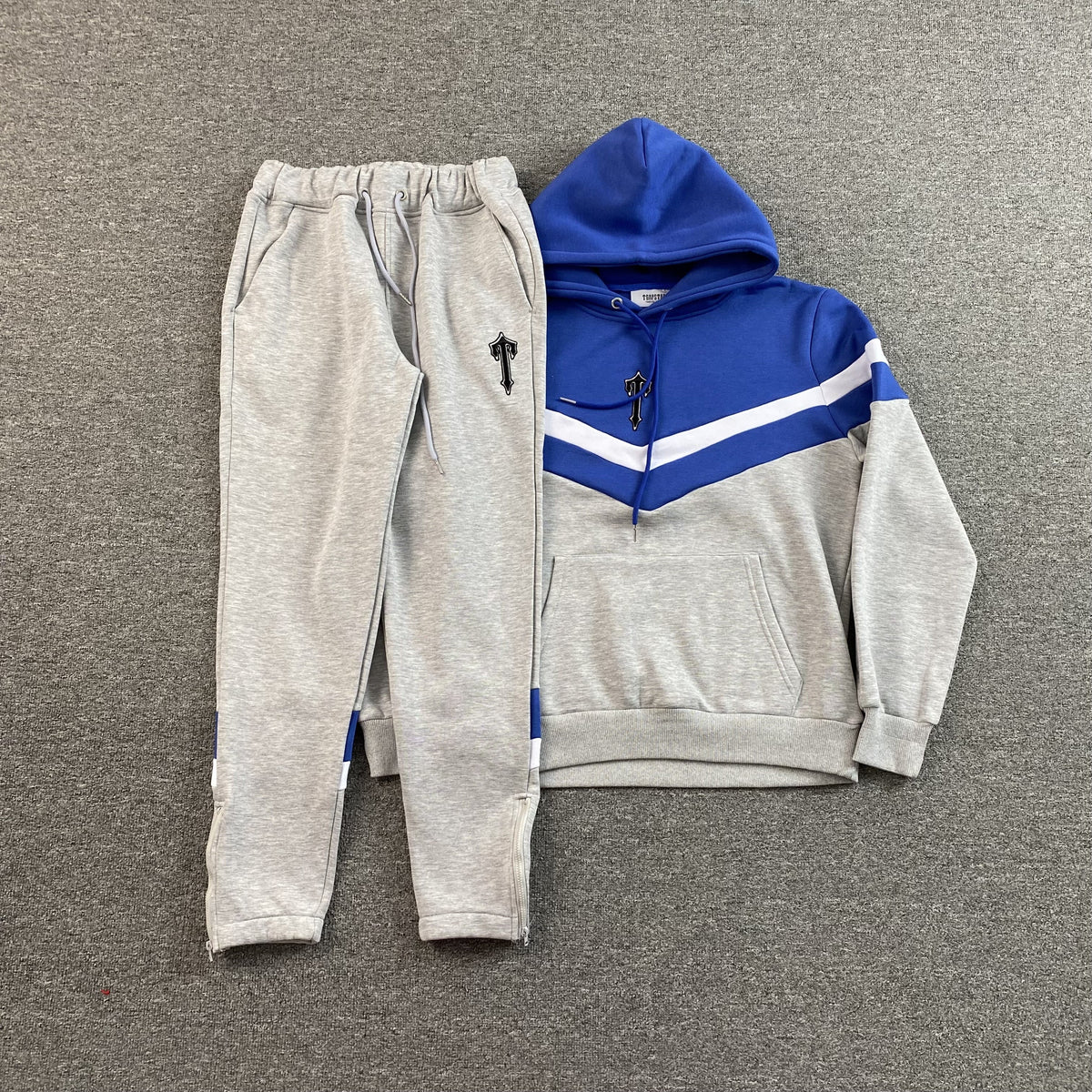Trapstar V Stripe Tracksuit Grey