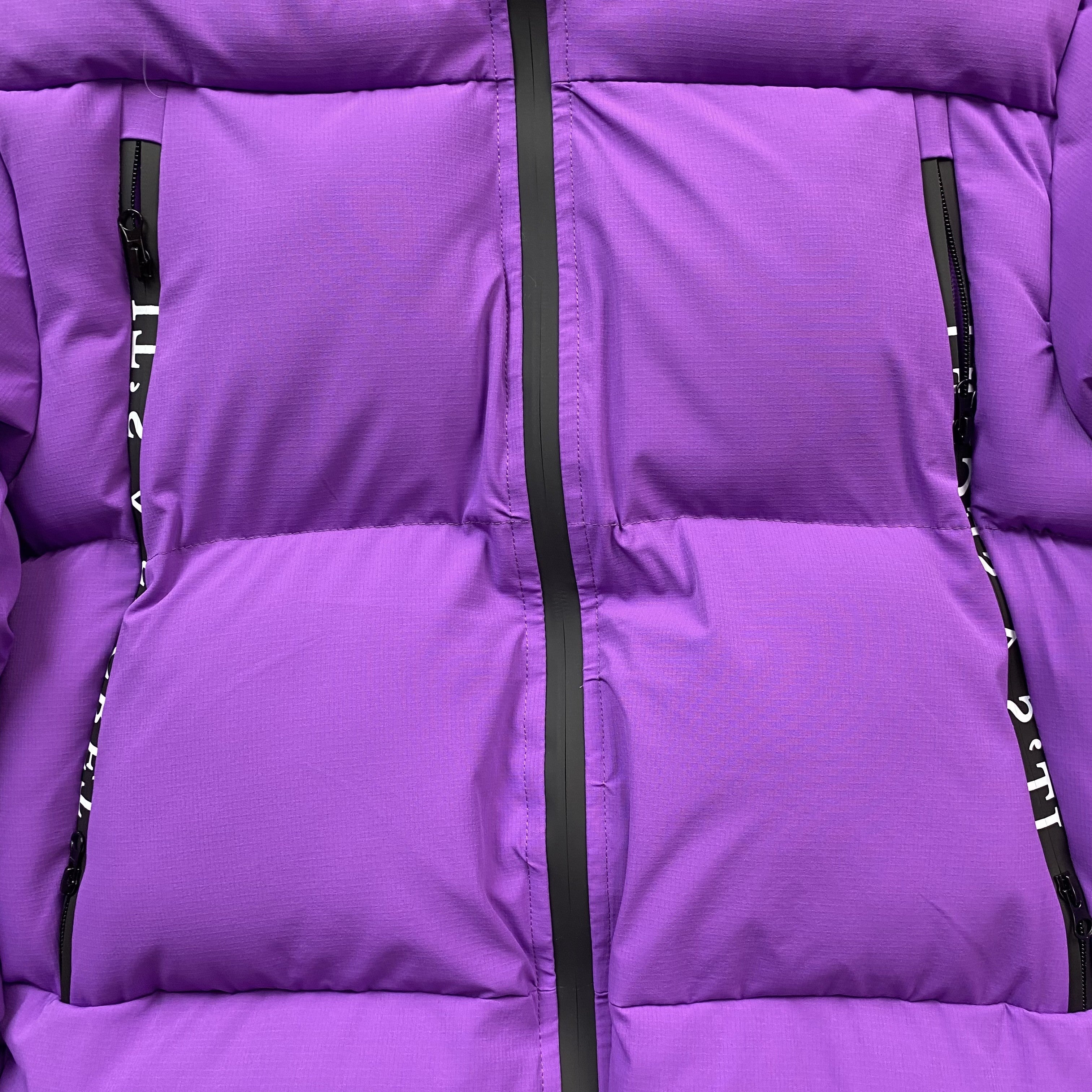 Trapstar x Awful Lot of Cough Syrup Puffer Jacket Purple