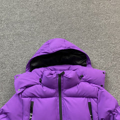Trapstar x Awful Lot of Cough Syrup Puffer Jacket Purple