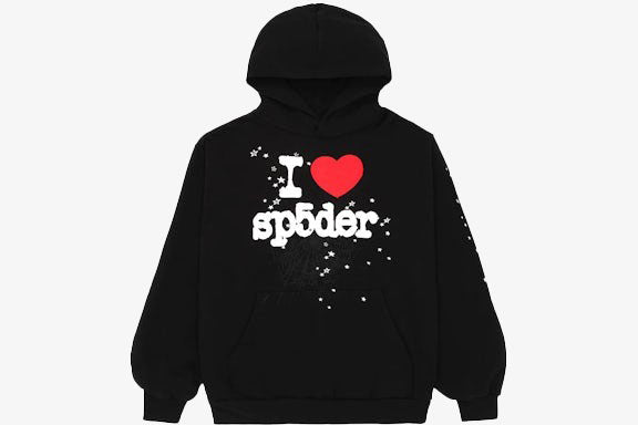 Spider Souvenir Hoodie Heather in Grey